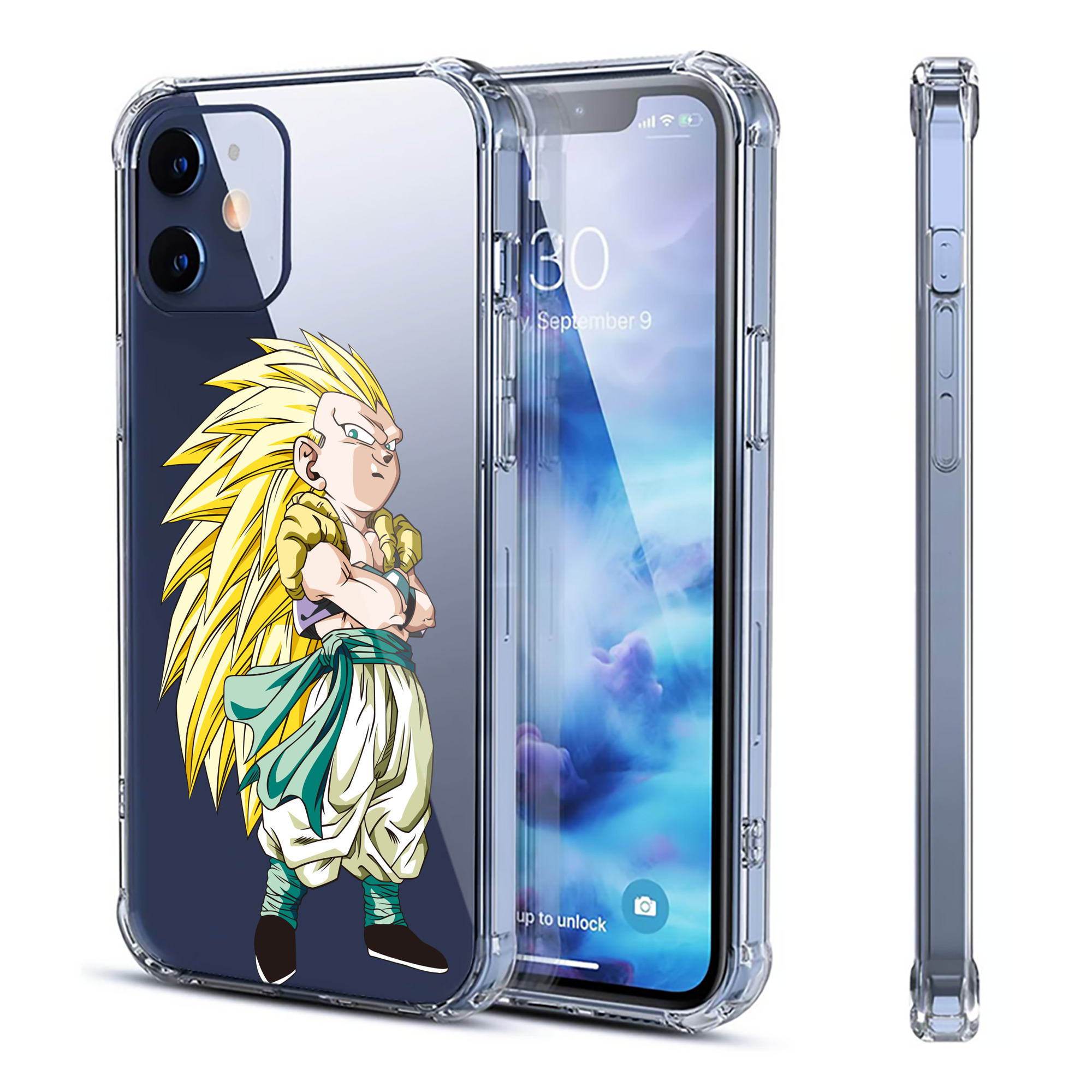 （画像用） ドラゴンボール ベジット DRAGON BALL Vegetto 【iPhone 12シリーズ対応】透明スマホケース（クリアソフトケース）